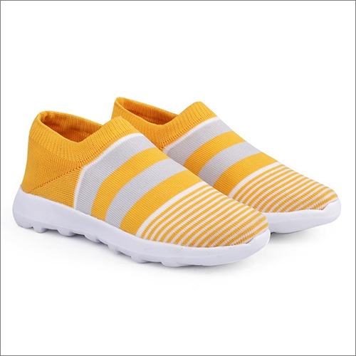 Ladies Light Yellow Sports Shoes