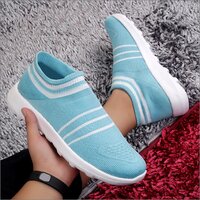 Ladies Light Blue Sports Shoes
