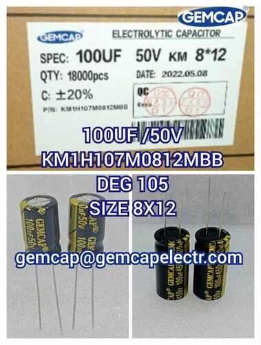 100mfd-50v Electrolytic Capacitors