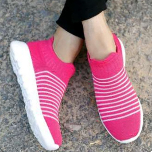 Ladies Pink Sports Shoes