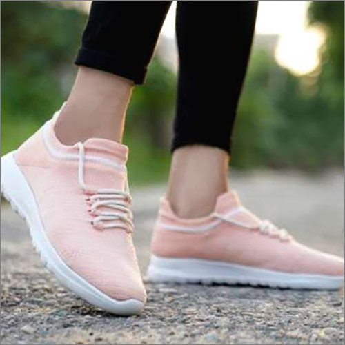 Ladies Light Pink Sports Shoes