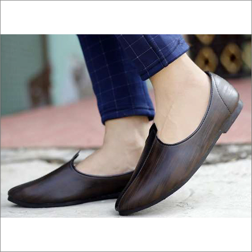 Mens Dark Brown Mojari