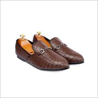 Mens Modern Brown Mojari