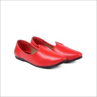 Mens Red Mojari