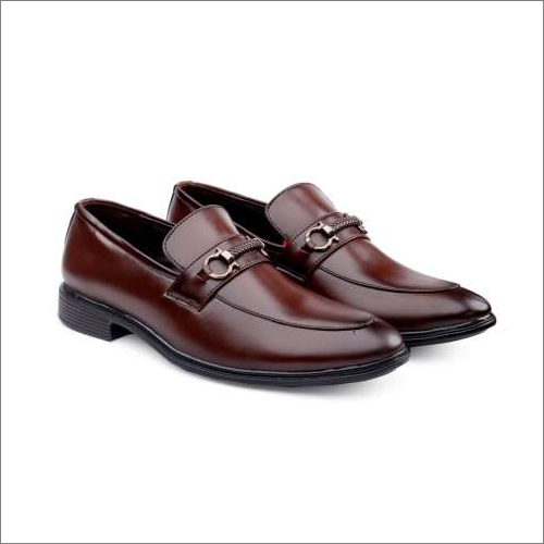 Mens Plain Brown Shoes