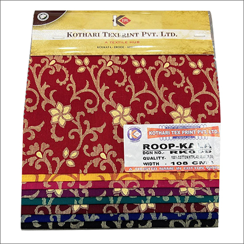 108 Cm Cotton Blouse Discharge Prints Fabric - 108 cm Width