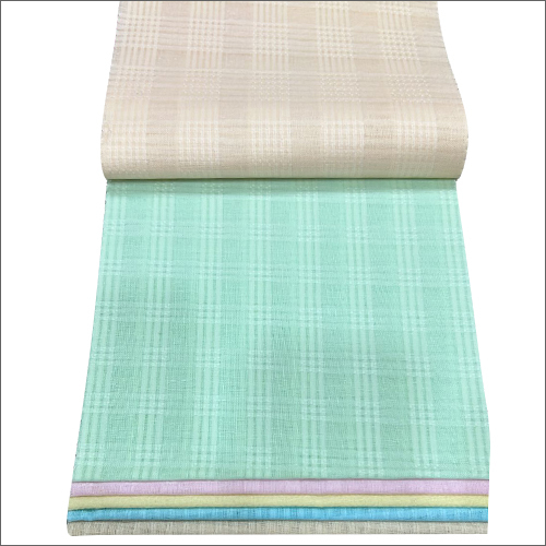 Men Kurta - Dobby Fabric, Multicolor Check Texture, Customizable Length for Garment Industries