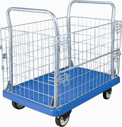 Bigapple WH 4 Preminum Quality Material Handling Industrial Trolley 300kg Capacity Highly Durable