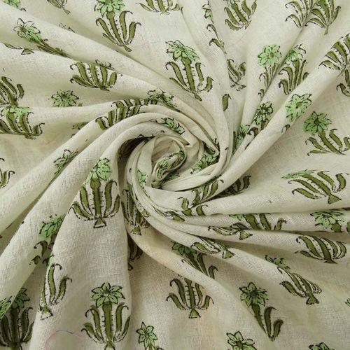 100% Cotton Hand Block Print Fabric