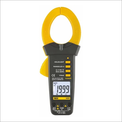 Black-Yellow Meco 2000V-2000Amps Solar Digital Clamp Meter