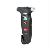 Grey Uni-t Ut376 Tyre Pressure Gauge - 4 In 1 Safety Tool Kit For Driver