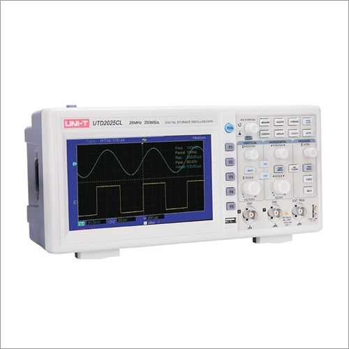 White Uni-T Utd2052Cl 50Mhz 2Ch Digital Storage Oscilloscope