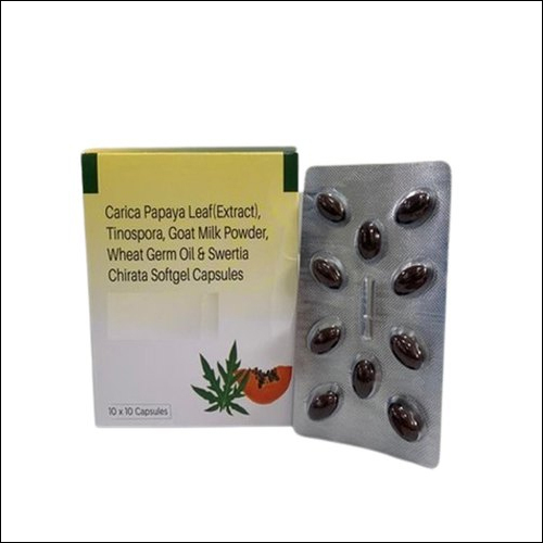 Carica Papaya Leaf Extract Softgel Capsules