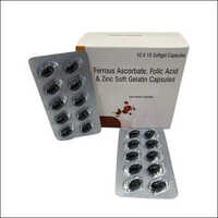 Iron Folic Acid Tablet - Capsules For Iron Deficiency Treatment | Recommended Dosage Guidelines, Store In Cold & Dry Place