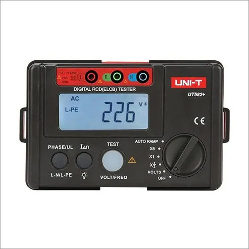 Red-Grey Uni-T Ut582 Plus Digital Rcd (Elcb) Tester