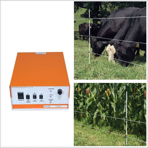 Solar Fence Guard System With Livestock