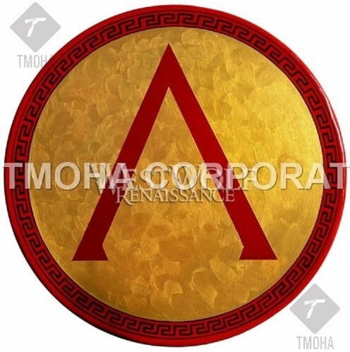 Medieval Shield / Round Shield / Greek Shield / Decorative Shield / Wooden Shield / Armor Shield / Handmade Shield / Decorative Shield MS0258