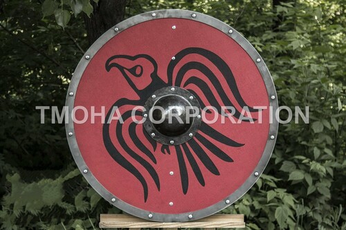 Medieval Shield / Round Shield / Greek Shield / Decorative Shield / Wooden Shield / Armor Shield / Handmade Shield / Decorative Shield MS0264