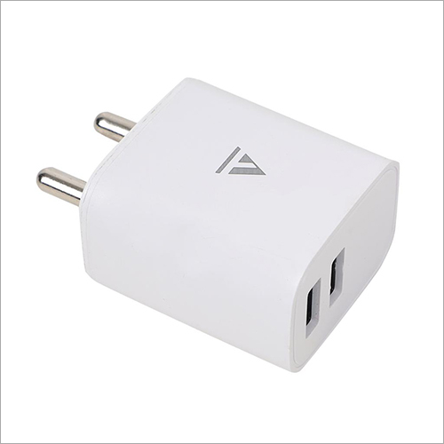 VT11A Mobile Adaptor With Cable - High-Quality PVC Material, 220V Input Voltage, 2.4A Output Power | 3X Faster Charging, Multi-Protection System
