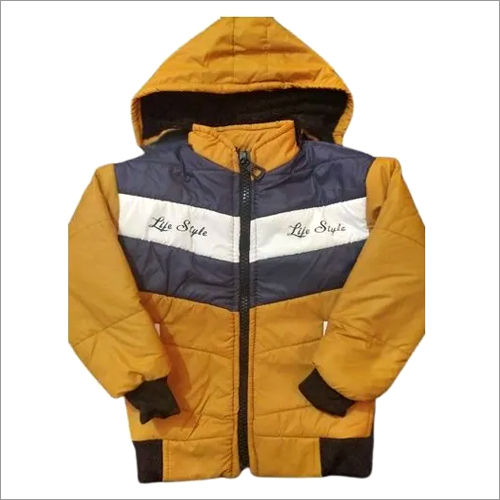 Washable Boys Polyester Winter Jackets