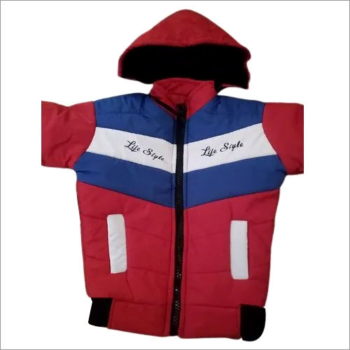 Boys Hooded Polyester Winter Jacket