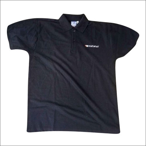 Black Mens Corporate T Shirt