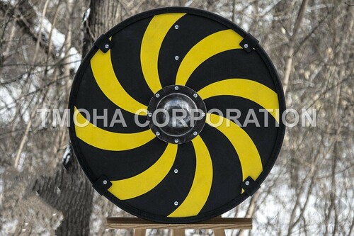Medieval Shield / Round Shield / Greek Shield / Decorative Shield / Wooden Shield / Armor Shield / Handmade Shield / Decorative Shield MS0272
