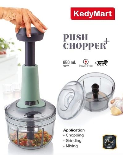 Fullstar -Onion Chopper, Hand Chopper for Vegetables - Manual Hand Food  Chopper -Stainless Steel, Silver