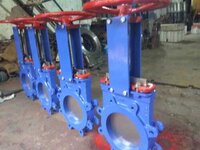 Knife Edge Gate Valve - Flanged Lugged Wafer Type, Ci/cs/ss Material | 2" To 48" Size, Handwheel & Pneumatic/electric Operation, Customized Colors