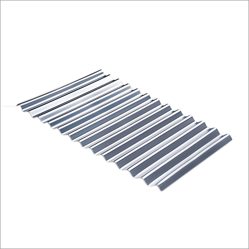Circular Corrugated Sheet - Stainless Steel, Various Sizes , Silver Metallic Finish, Precision Corrugated Pattern for Efficient Water Flow