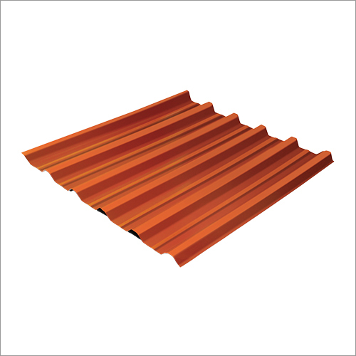 Brown Modern Troughed Sheet - Stainless Steel Material, Custom Sizes Available, Elegant Brown Color, Rectangular Shape with Anti-Capillary Grooves - Leak-Proof Design