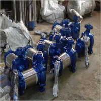 Blue And Silver V7 Mini Submersible Pump