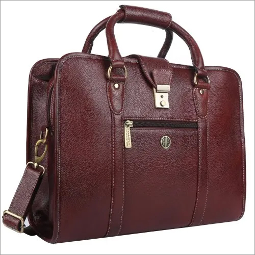 LB209 Hammonds Flycatcher Genuine Leather Brown Laptop Messenger Bag