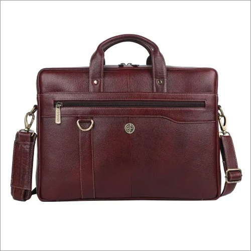 LB201BR Hammonds Flycatcher Genuine Leather Brown Laptop Messenger Bag