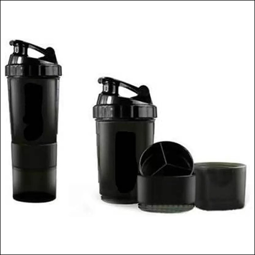 Unisex Spider Gym Sipper Protein Shaker Plastic Water Bottle 500 ml