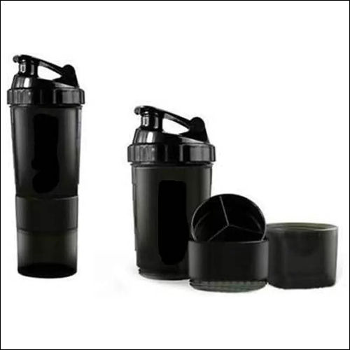 Crystal Zone Rubber Spider Protein Gym Shaker Bottle for Gym - 500