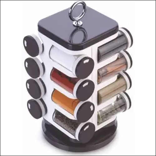 Gray Multipurpose Spice Rack 16 Pcs