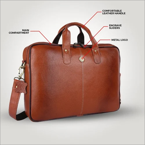 Hammonds Flycatcher Leather 15.6 Inch Laptop Messenger Bag