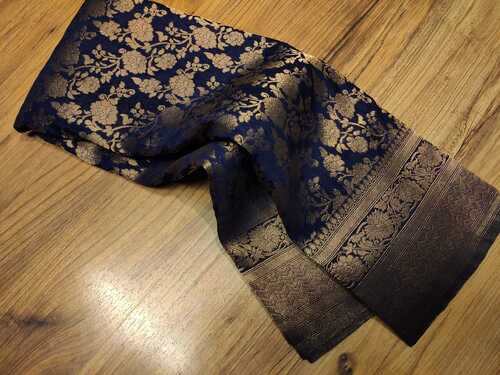 georgette khadi gold jarie silk saree