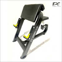 Mild Steel Gym Preacher Curl Bench - Compact Design, Ergonomic Positioning For Maximum Muscle Stretch | Ideal For Strength Gain, Endurance Training, Fit For Commercial Use