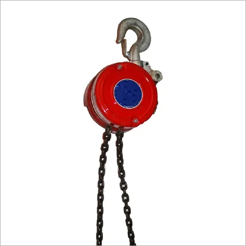 Red Blue Ms Chain Pulley Block