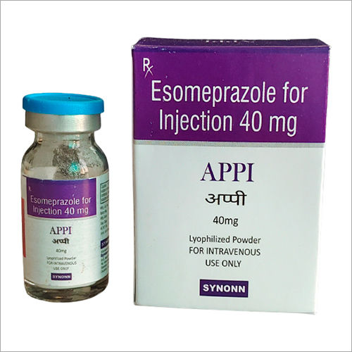 Esomeprazole Injection Recommended For: Human Being