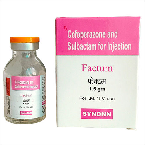 Cefoperazone 1gm Sulbactam 500mg Injection