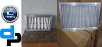 Air Handling Unit Filter - Galvanized Steel, Aluminum Anodized, Ss304 | Pre Filter For Power Plant, Cement Plant, Steel Plant, Fertilizer, Textile