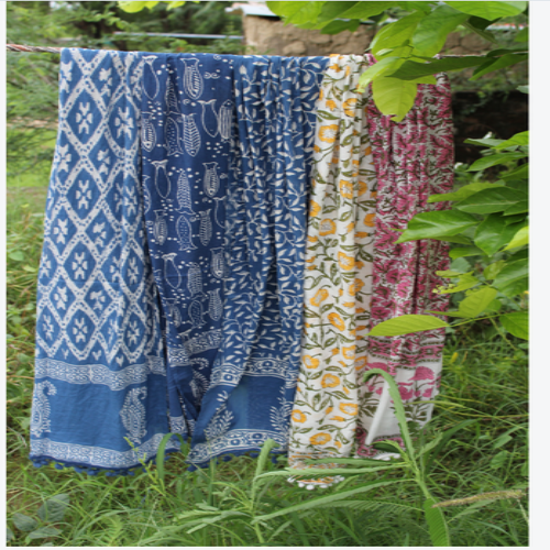 Fancy Block Print Scarf