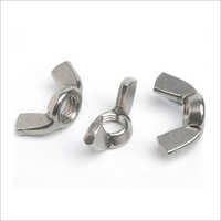 Stainless Steel Wing Nut - M-4 To M-20 Size, Silver Color, Polished Surface, Industrial Usage