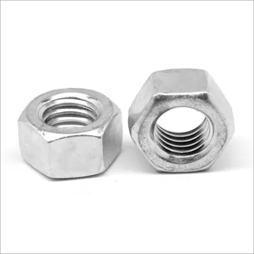 SS Left Hand Hex Nuts - Stainless Steel, Size M-3 to M-42, Silver Color | Industrial Usage by K-DIA
