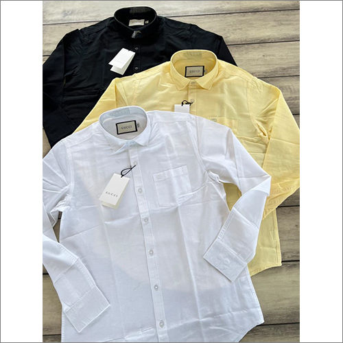 Mens Plain Cotton Shirts