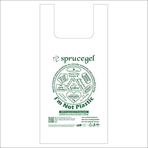 Biodegradable Carry U Cut Bag