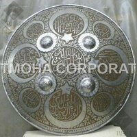 Medieval Shield / Round Shield / Greek Shield / Decorative Shield / Wooden Shield / Armor Shield / Handmade Shield / Decorative Shield MS0283